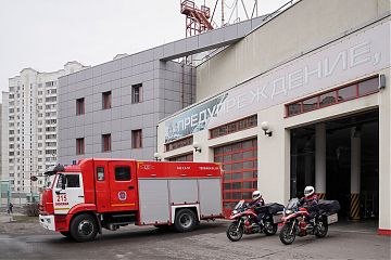Мотогруппы спасателей приступили к патрулированию во всех административных округах столицы
